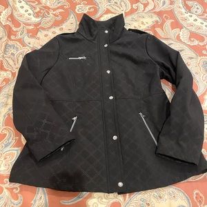 Jessica Simpson black coat